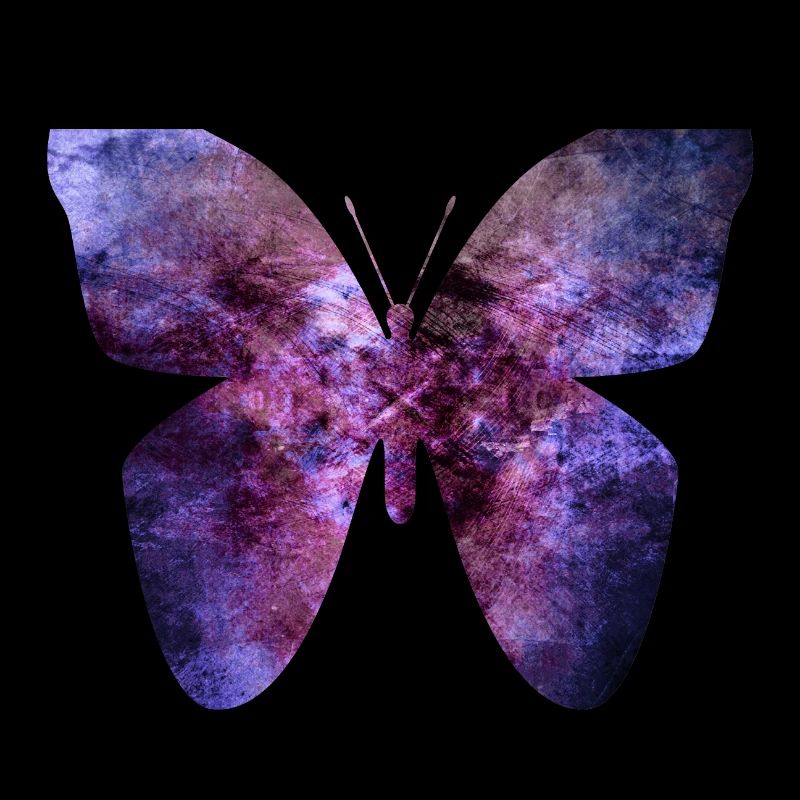 Lila Schmetterling