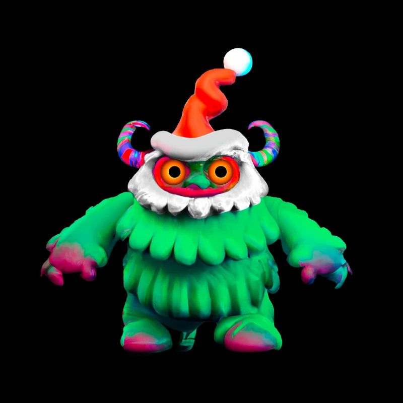 Monstre de Noël Le monstre de Xma