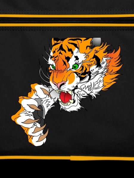 Tiger Kopf mit Pranke