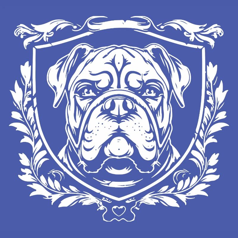 Blason du bouledogue à la période baroque