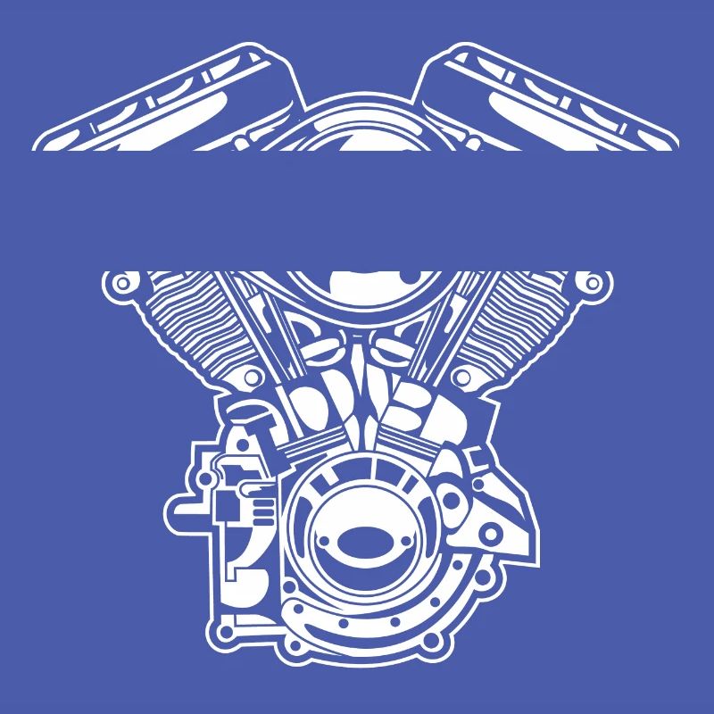 Motorcycle Engine / Engine 01_white