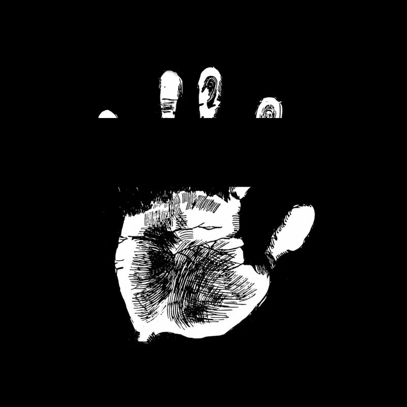 Weiße Hand. Geschenk