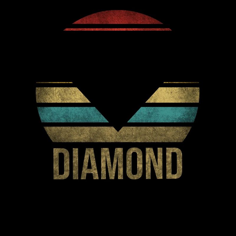 Ruby Gemstone Retro Coucher de soleil