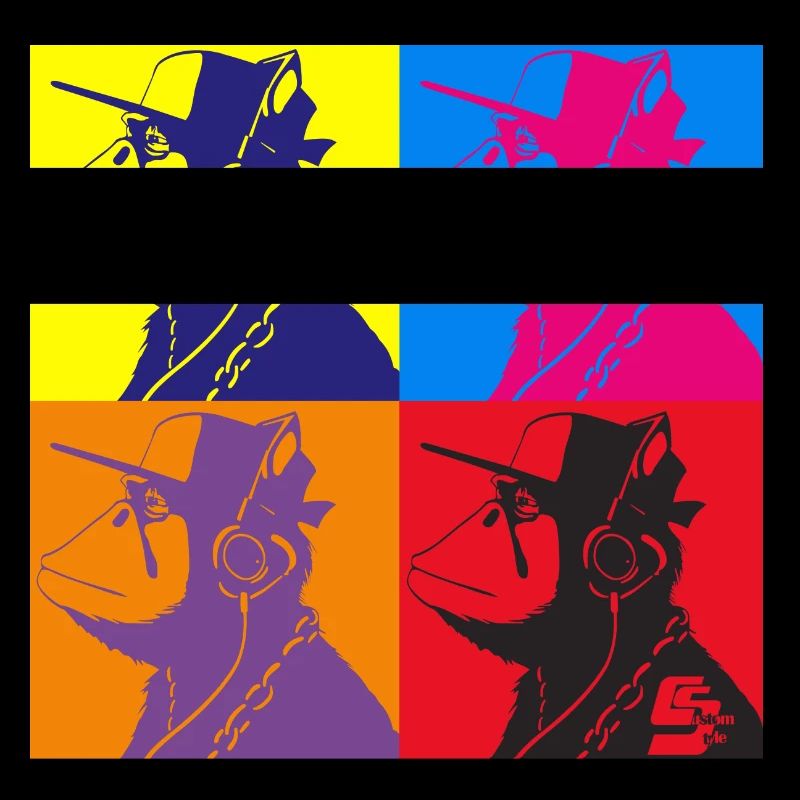 Monkey Warhol by CustomStyle