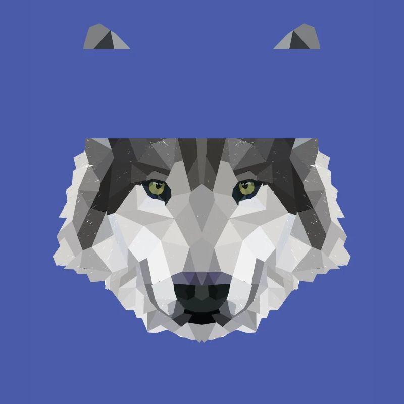 POLYGON WOLF WOLVES HUSKY PACK DOG PACK PACK