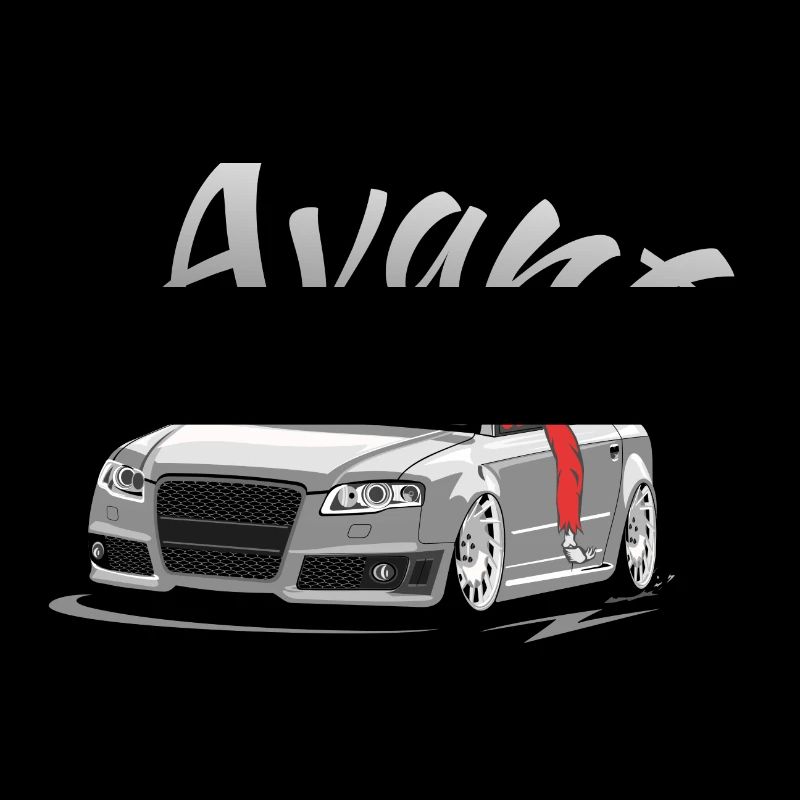 RS4 B7 A4 low style skulldriver tuning car avant
