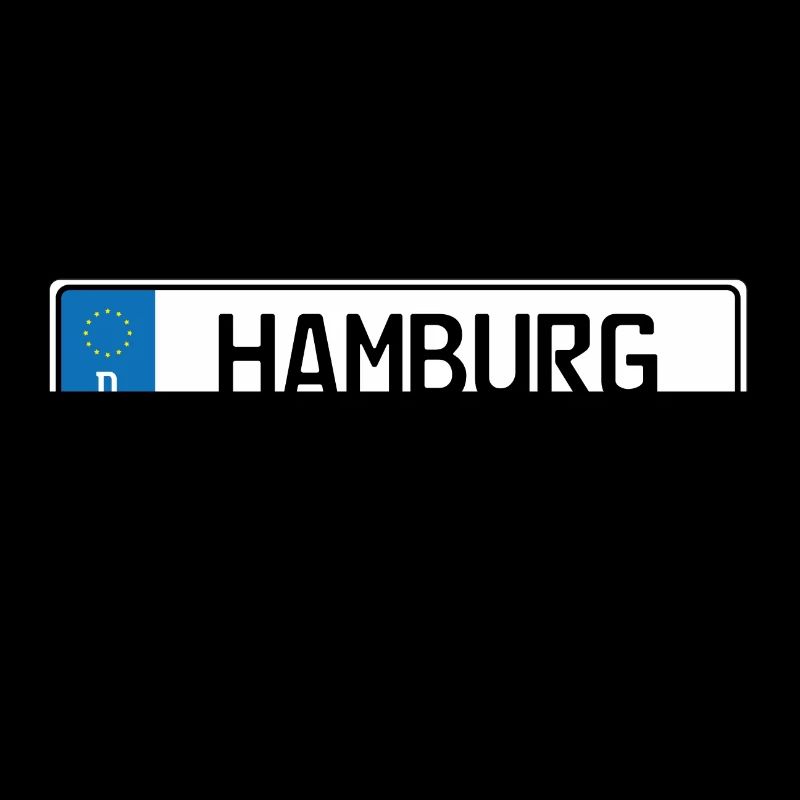 Plaque d'immatriculation Hambourg