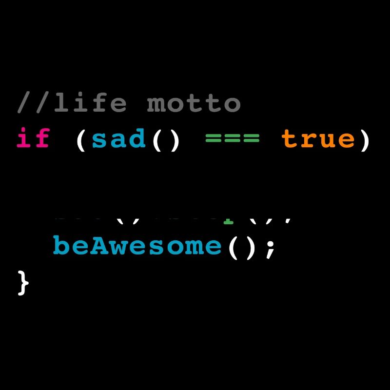 life motto code joke
