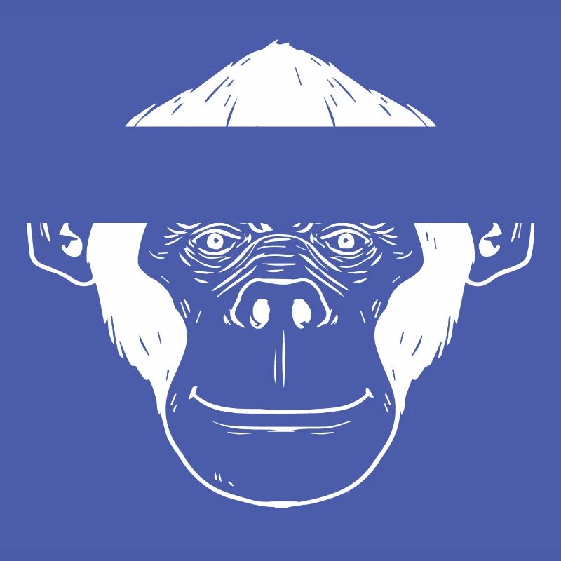 Monkey chimpanzee monkey face gift monkey