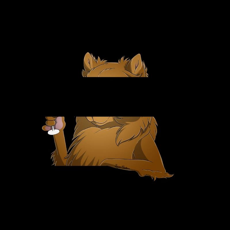 Trinkender oder treibender Spitz