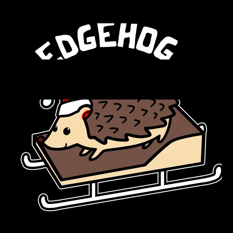 Sledgehog Hedgehog Noël Noël hérisson calembour