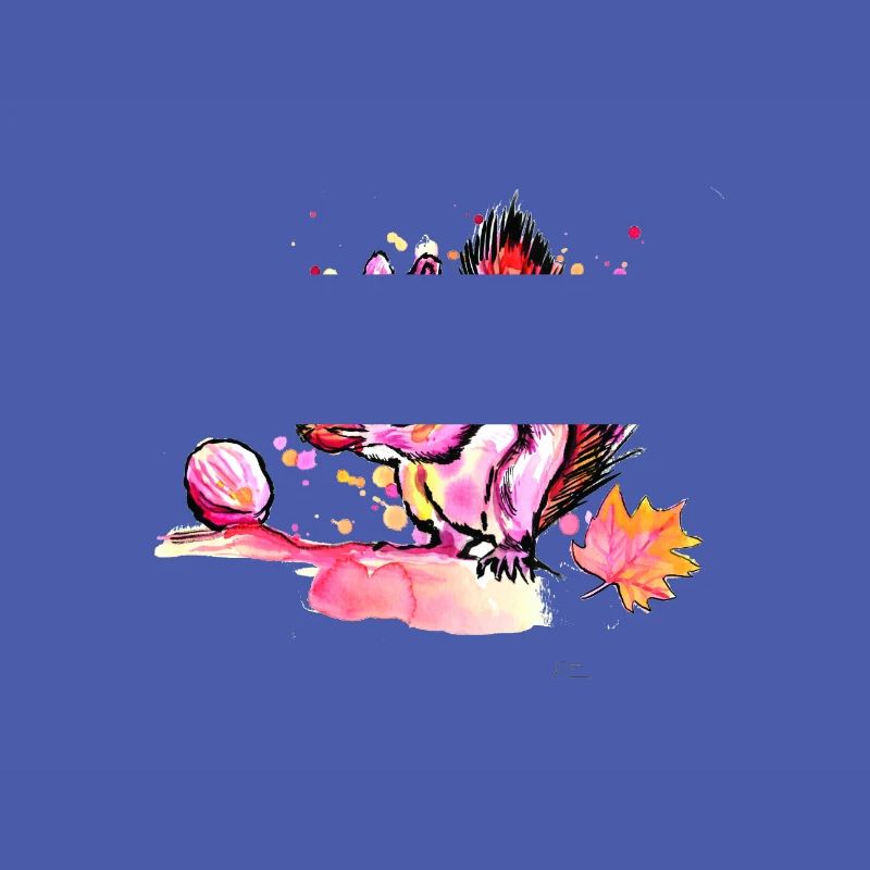 Squirrel while feeding