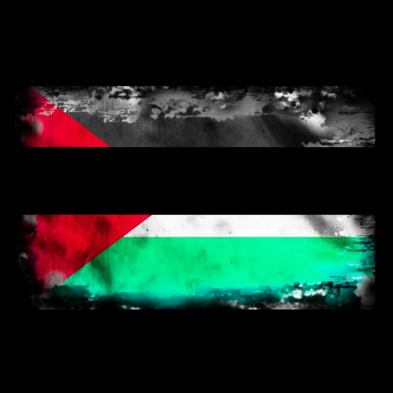 Contexte avec le drapeau de la Palestine