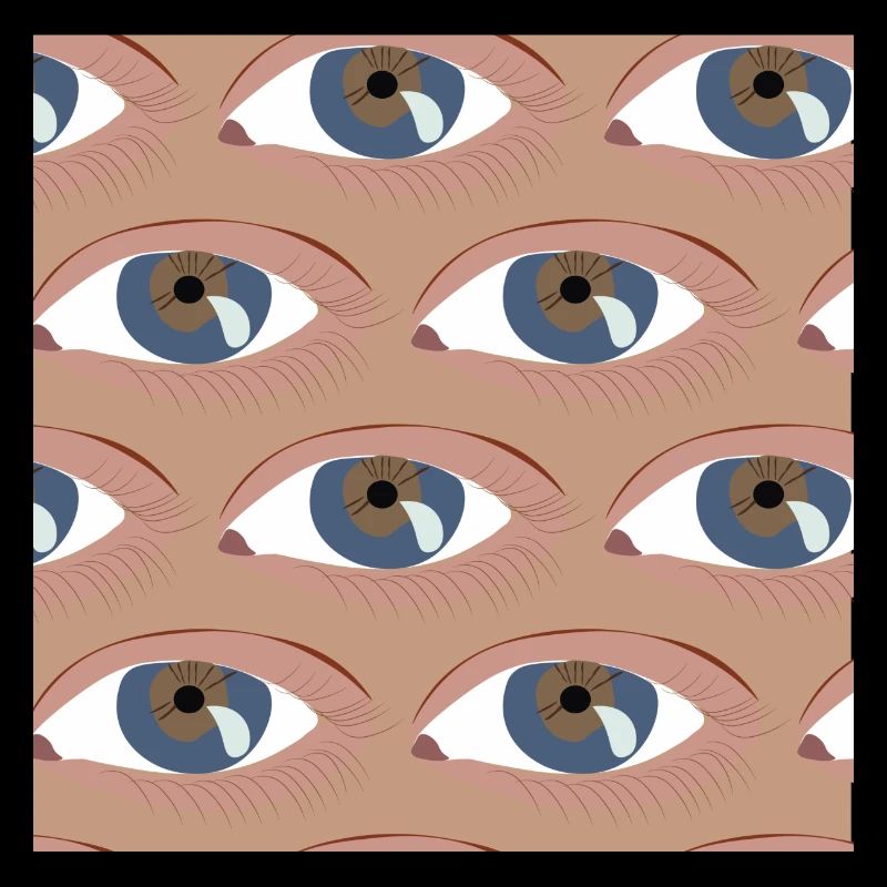 Eyes lined up