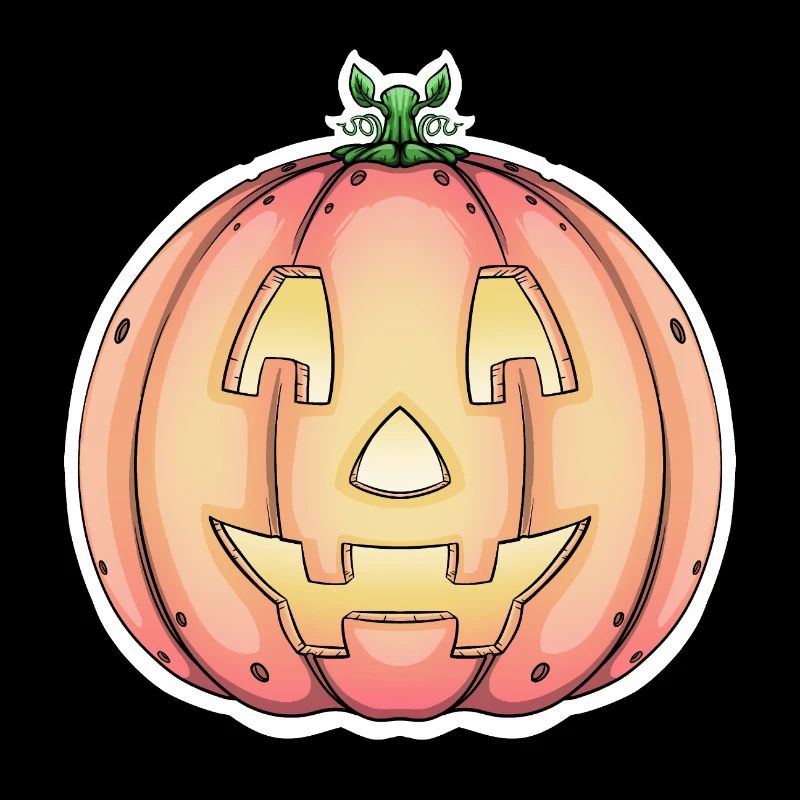 Halloween Pumpkin Jack-o'-Lantern Design