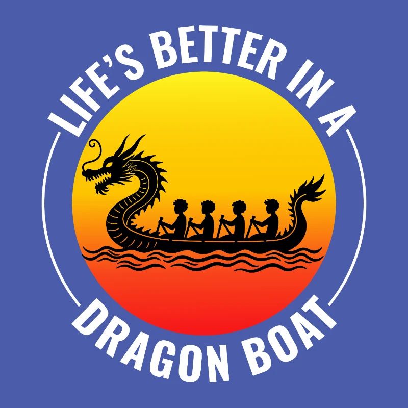 Équipage de course de bateaux-dragons
