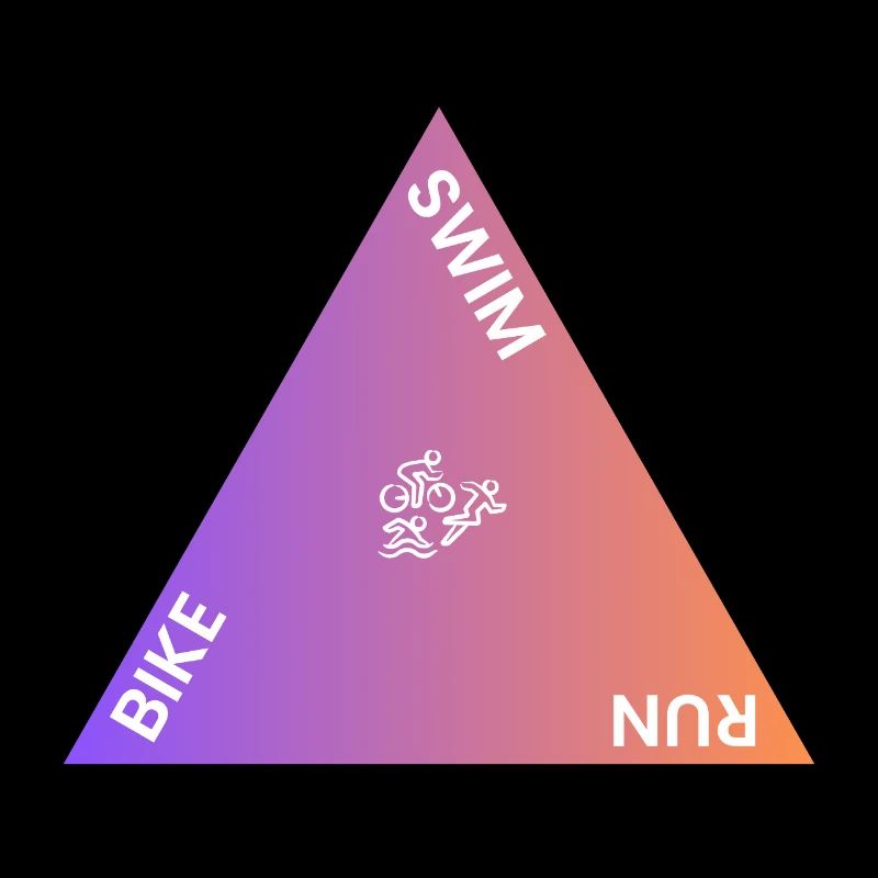 Triathlon Triangle Gradient