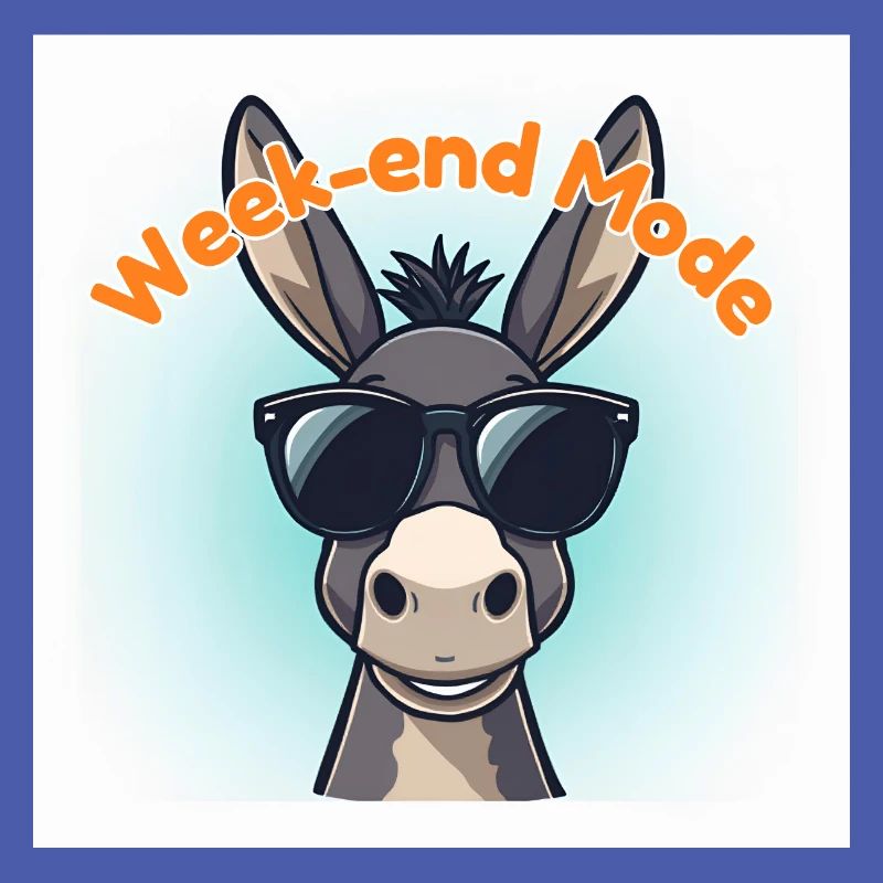 Esel-Wochenend-Mode