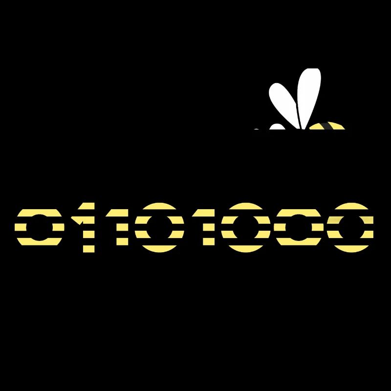 code binaire informatique cadeau de miel d'abeille
