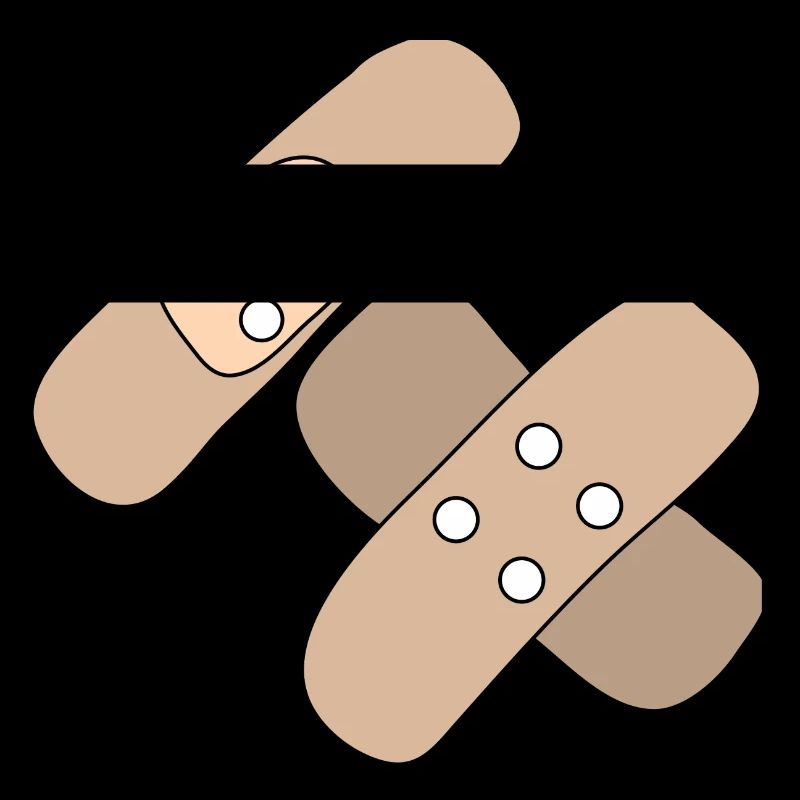 Patch, blessure, blessure, guérison, idée cadeau