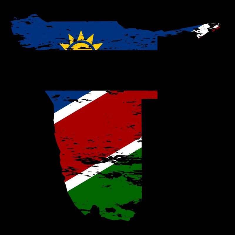 Namibia map used