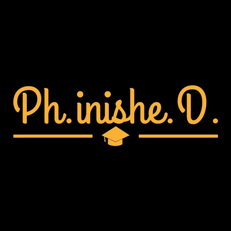 Phinished Phd Doktor Abschluss Geschenk