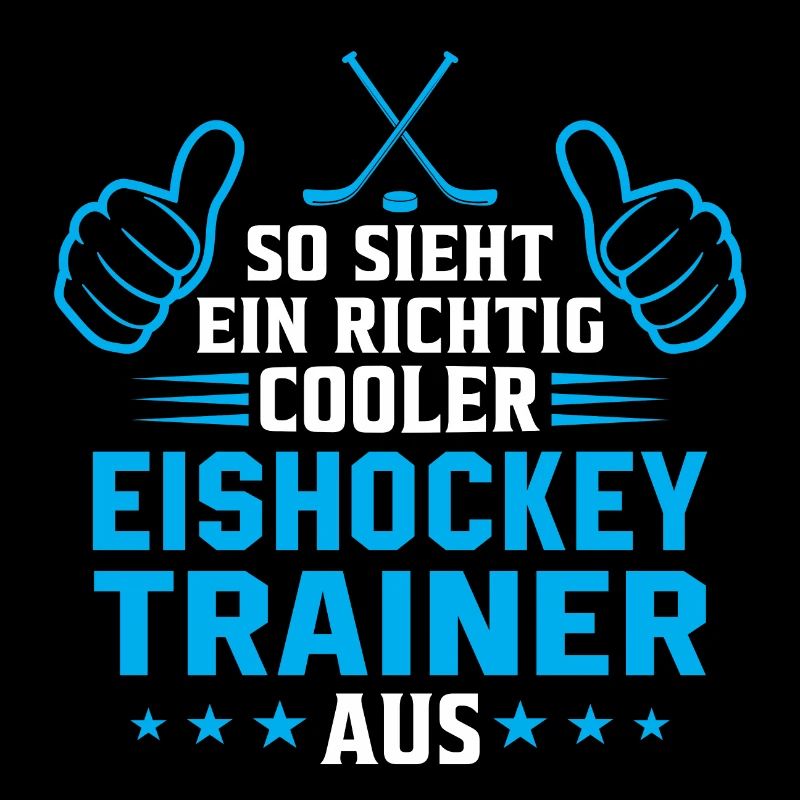 So sieht ein cooler Eishockey Trainer aus