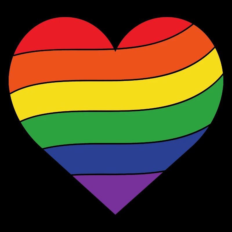 Regenbogen Herz | Pride