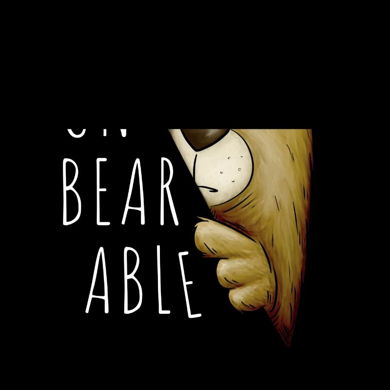 Insupportable - Jeu de mots insupportable Grumpy Bear