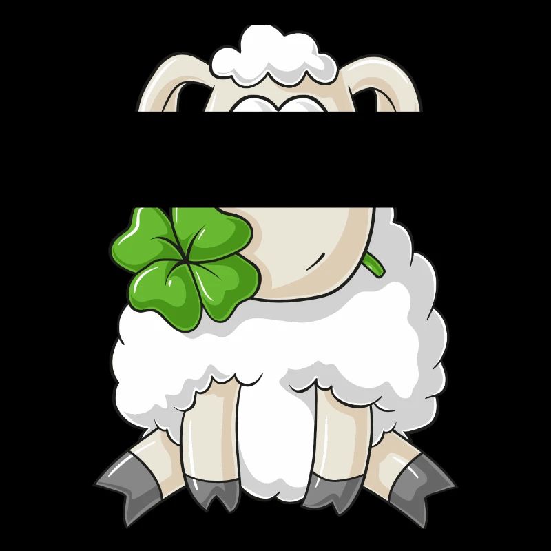 Lucky comic sheep