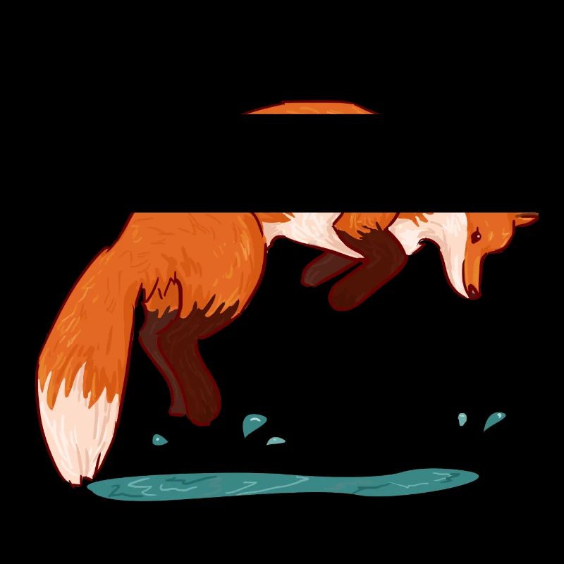 Springender Fuchs
