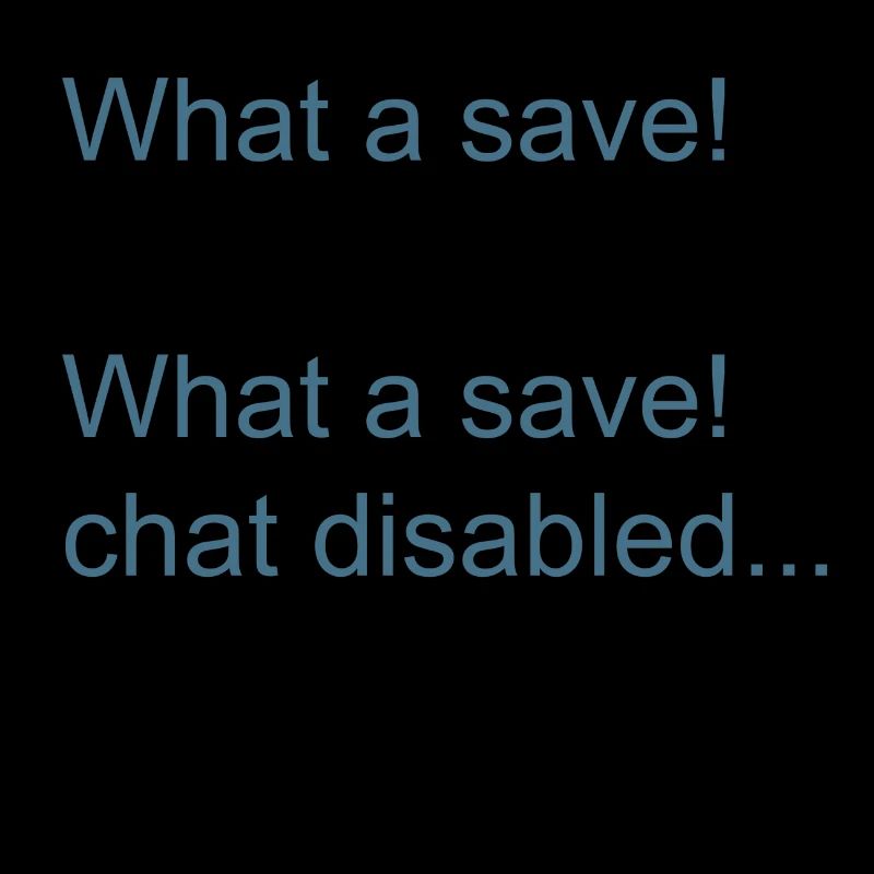 What a save!