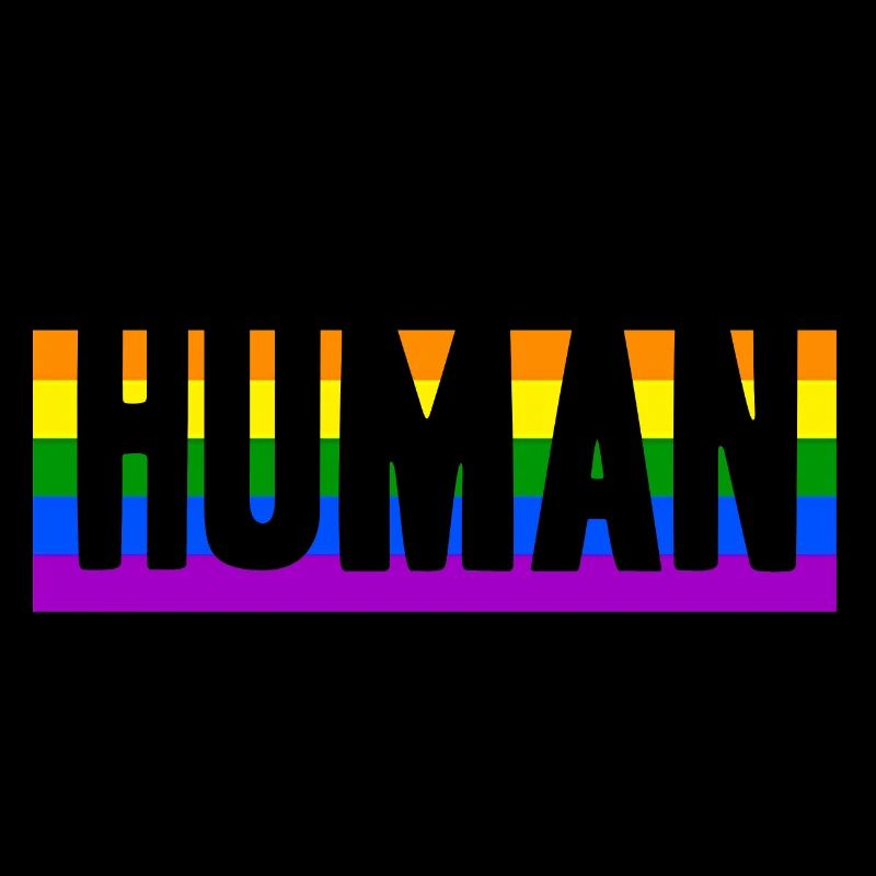Human Mensch Regenbogen Geschenkidee