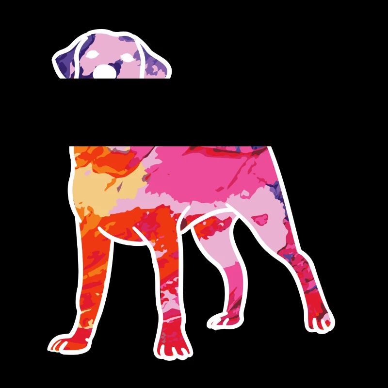 Regenbogen Labrador Retriever Hund Geschenk