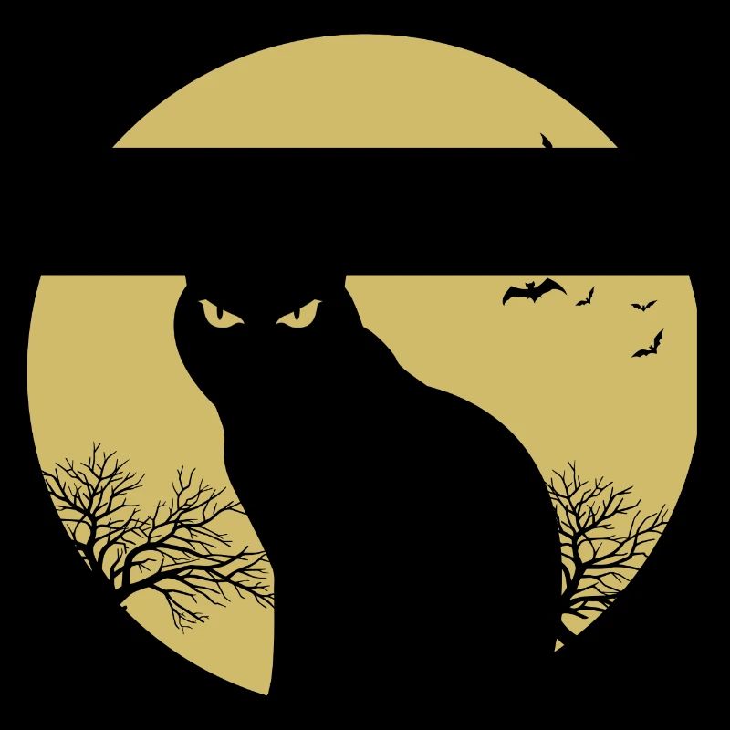 halloween chat lune