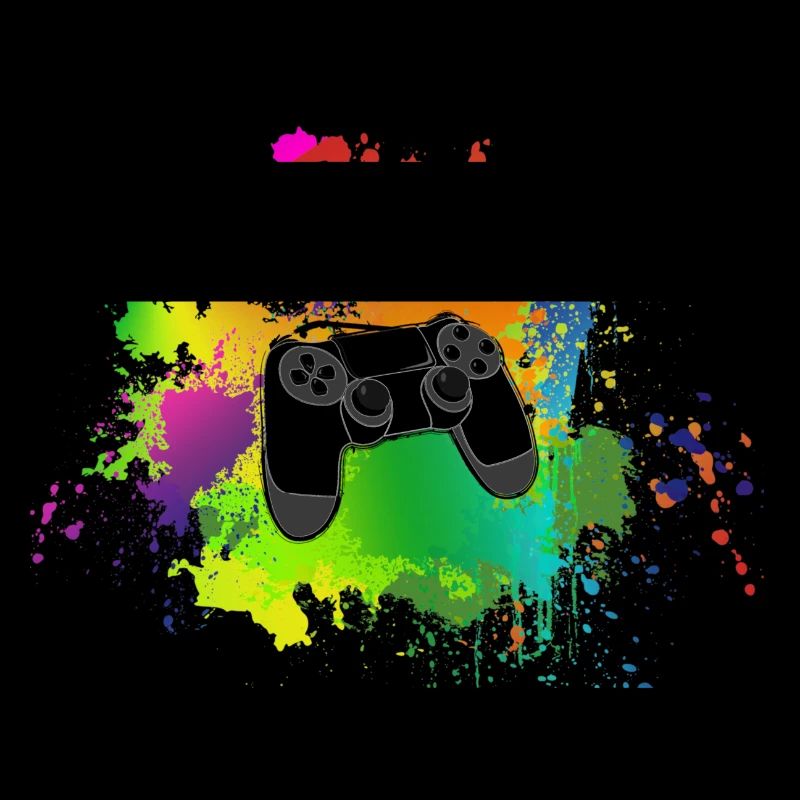 Controller color splash Colorful gaming gift idea