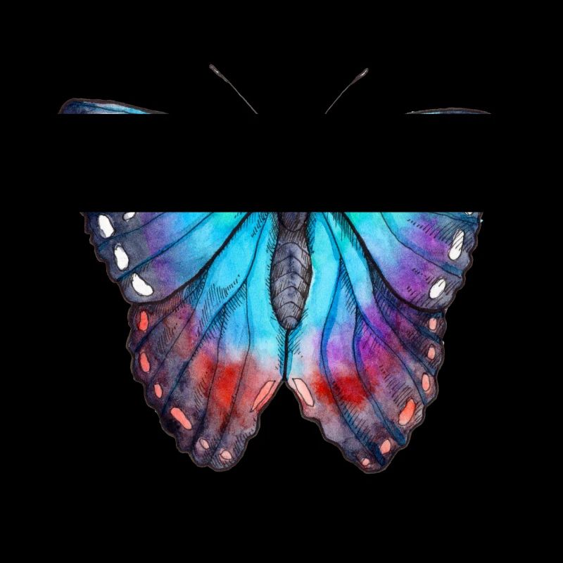 Blauer Schmetterling