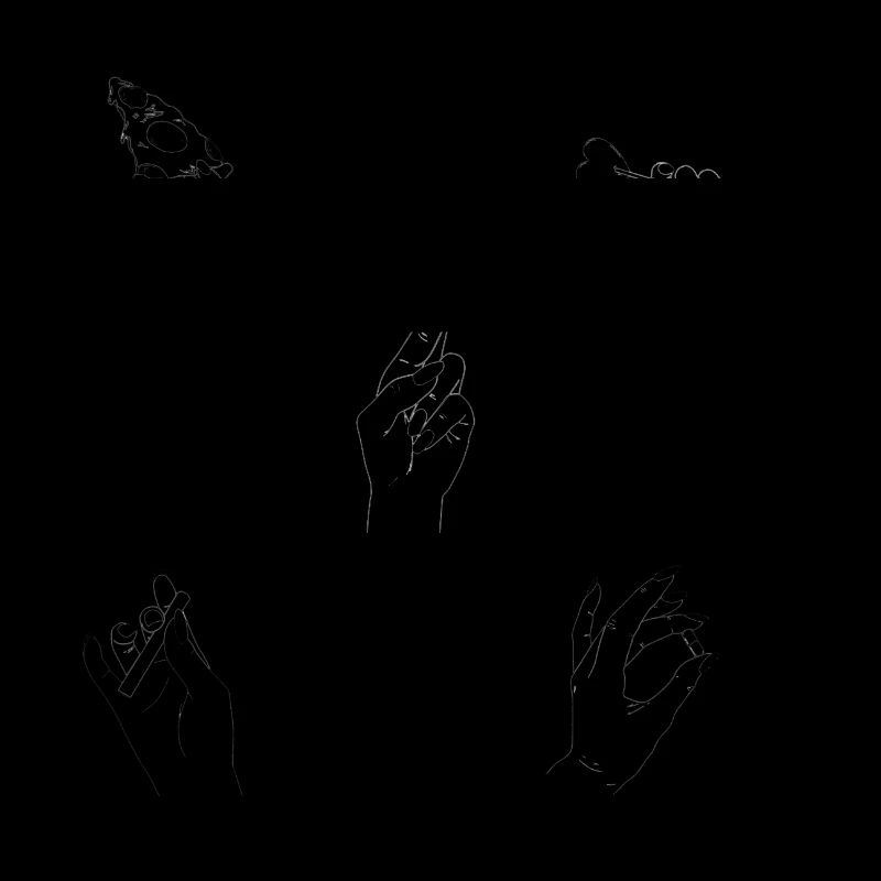 Composition des mains 3