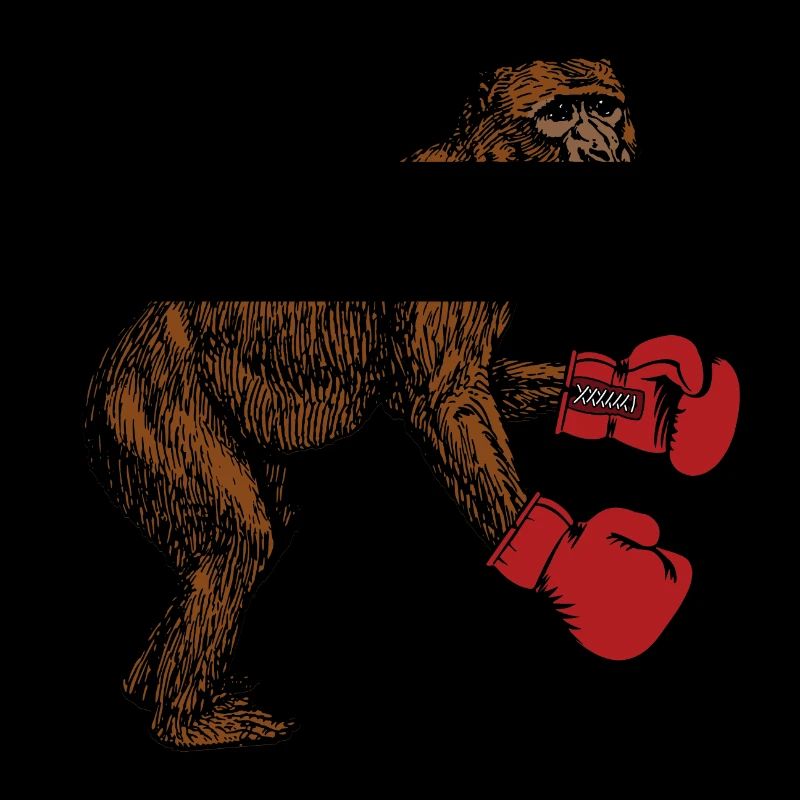Boxing monkey boxing gloves gift boxes gorilla