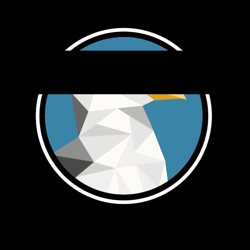 Möwe Mosaik Silhouette Tier