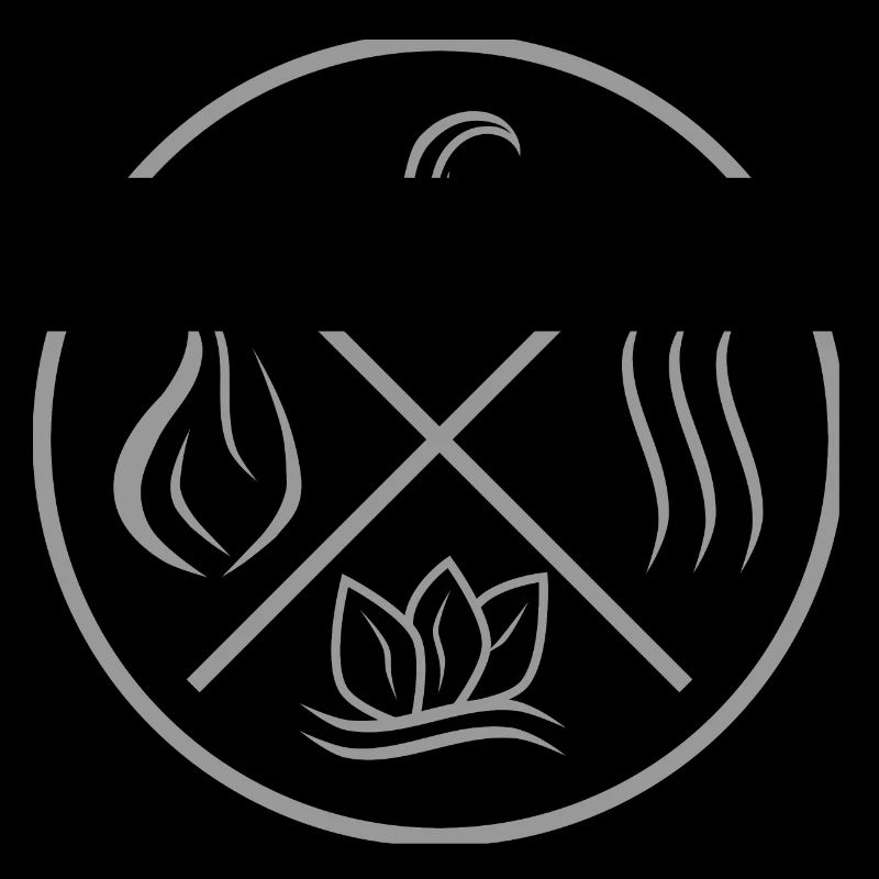 The 4 elements - fire, water, earth, air