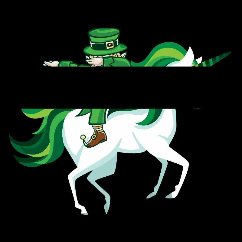 St. Patrick's unicorn dab leprechaun gift funny