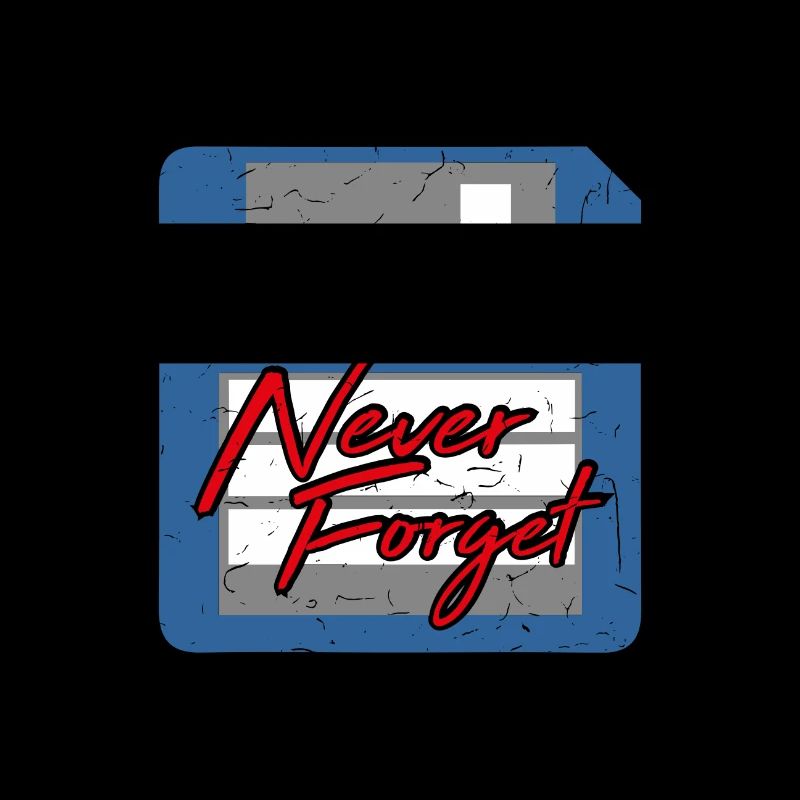 Never Forget Diskette Computer Speicher PC Retro