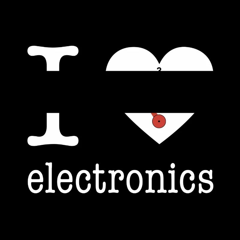 I love Electronics - Elektronik / Geschenk Idee