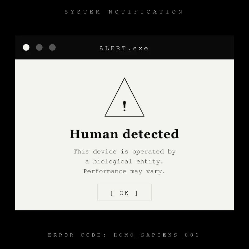 HUMAN DETECTED