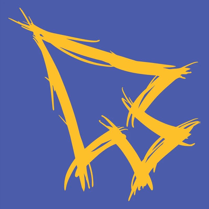 Mouse pointer cursor, arrow, hand drawn.