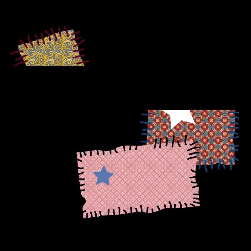 Patch repair patchwork star sewing needle