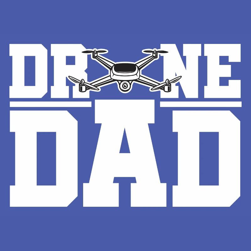 Drone Dad Graphic Drone Flying Quadcopter Pilot RC