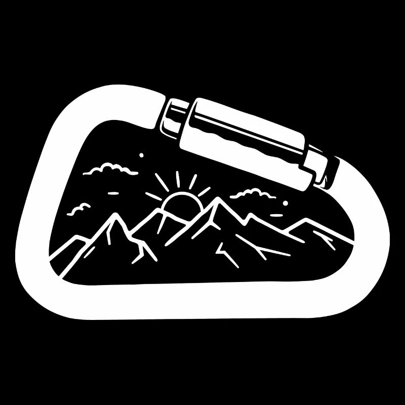 Retro Graphic Climbing Bouldering Rock Climber Mou