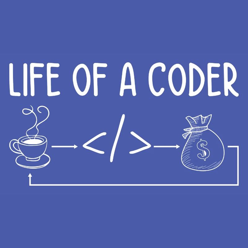 Life Of A Coder Software Developer Programmer Nerd